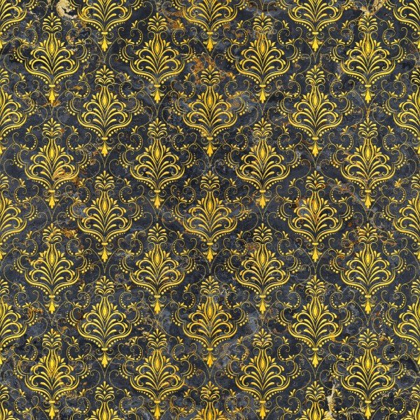Golden pattern with marble  Print